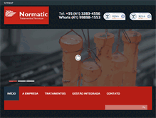 Tablet Screenshot of normatic.com.br